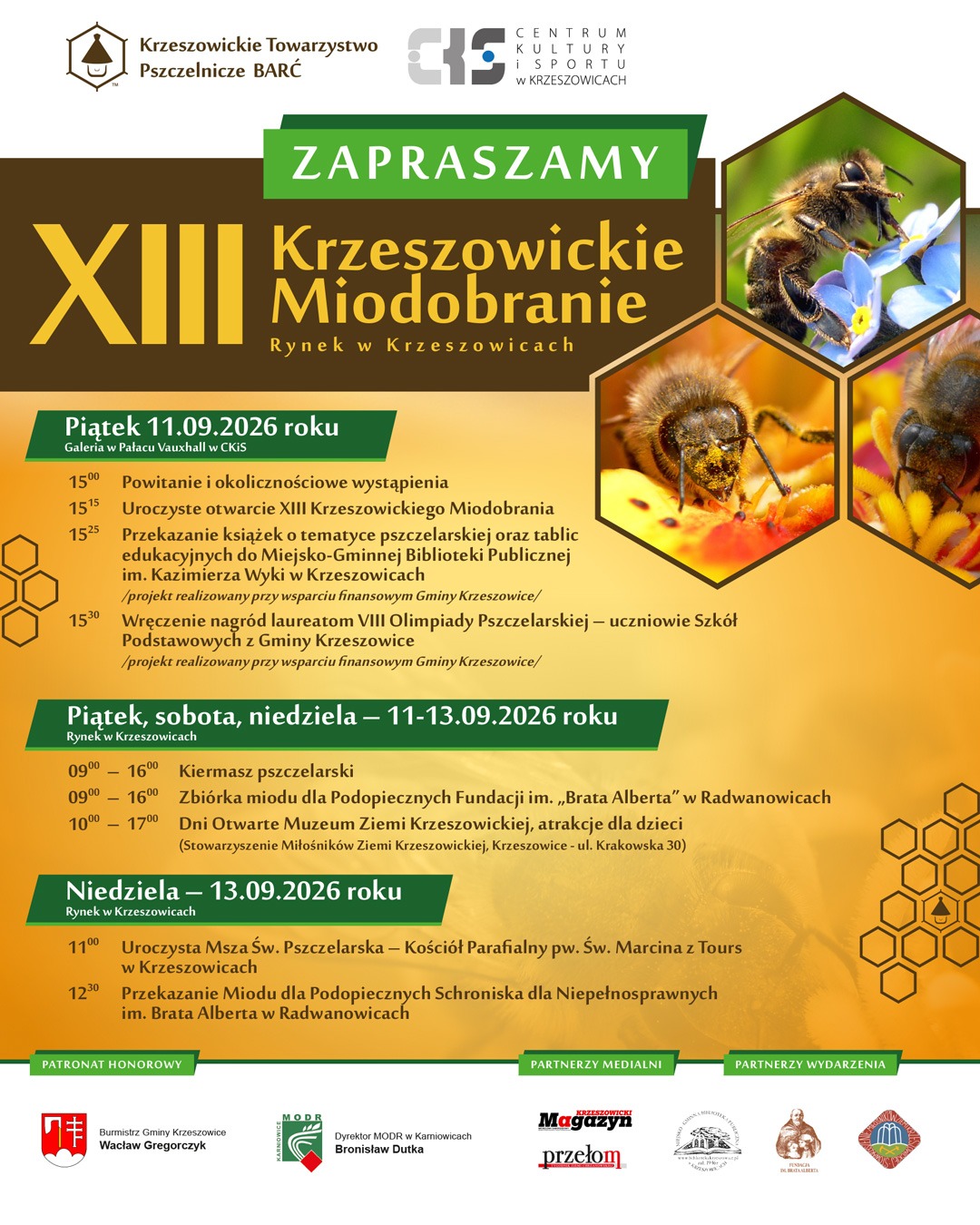Swieto Pszczol i miodu w Krzeszowicach --- XIII Krzeszowickie Miodobranie